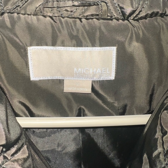 Michael Kors - Jacket. Army Green w/ Gold Accents. Size: Medium. - Picture 3 of 3
